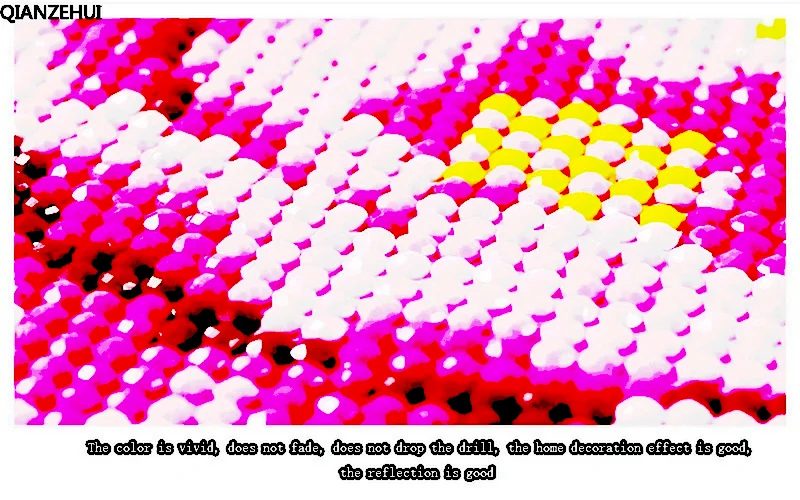 QIANZEHUI алмазная 5D Вышивка сделай сам круглая Алмазная вышивка в гостиную с