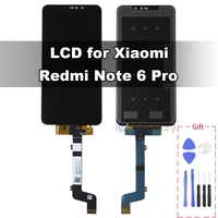 100 tested for xiaomi redmi note 6 pro lcd screen replacement lcd display touch digitizer assembly with frame aaa quality