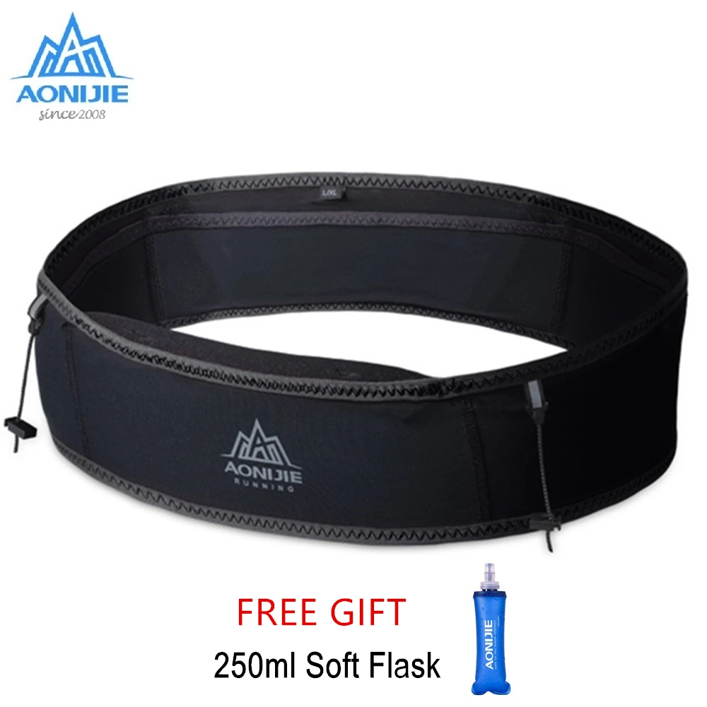 AONIJIE W938S Trail Running Waist Belt Bag Men Women Gym Sports Fitness Invisible Fanny Pack Phone Holder Marathon Race Gear