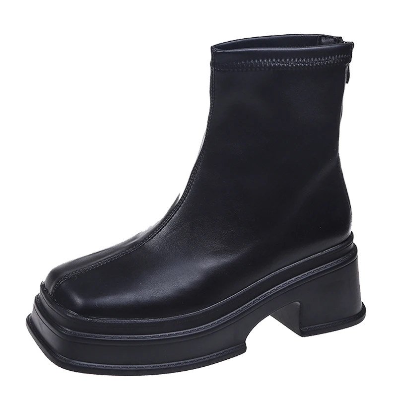 Женские кроссовки на платформе и толстой подошве разноцветные из искусственной