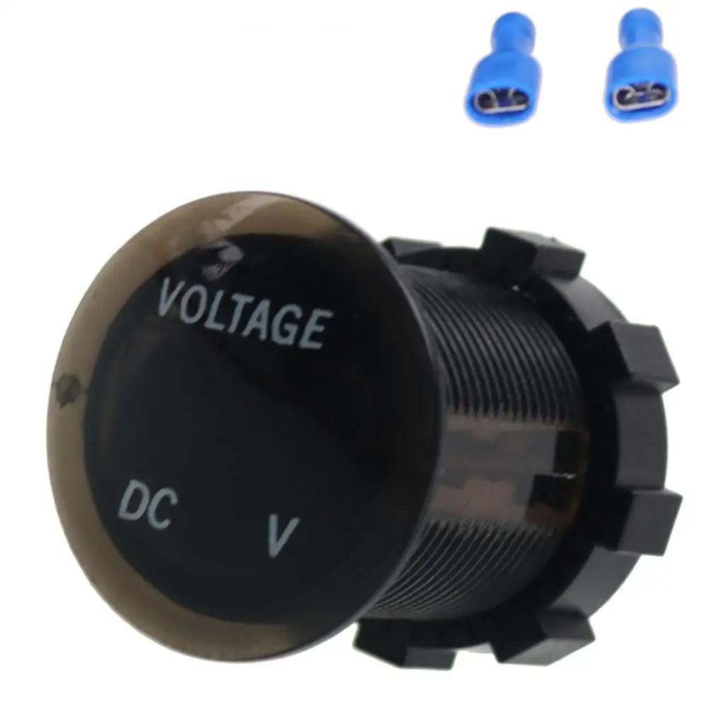 Автомобильный Вольтметр Амперметр DC 9 30 в Панель напряжение авто светодиодный