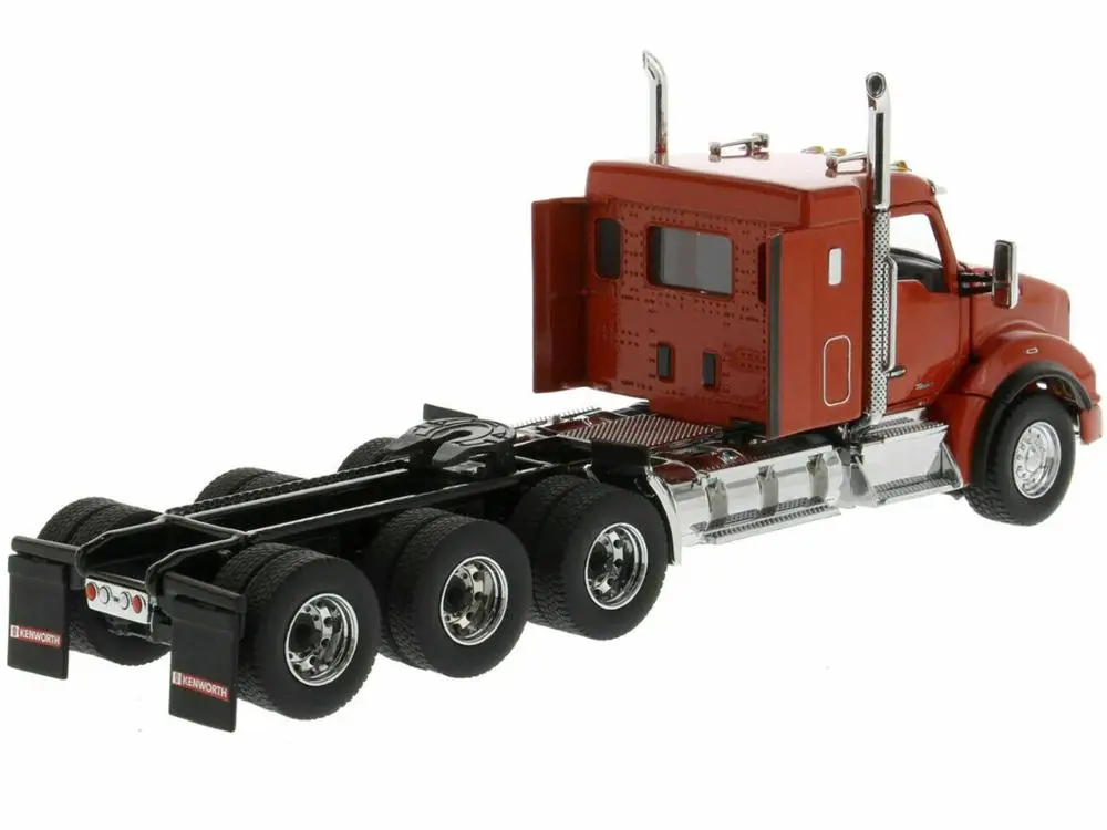 KENWORTH T880 SBFA 40 &quotгрузовик тягач оранжевый 1/50 бренд DIECAST MASTERS 71057|construction vehicle toys|vehicles