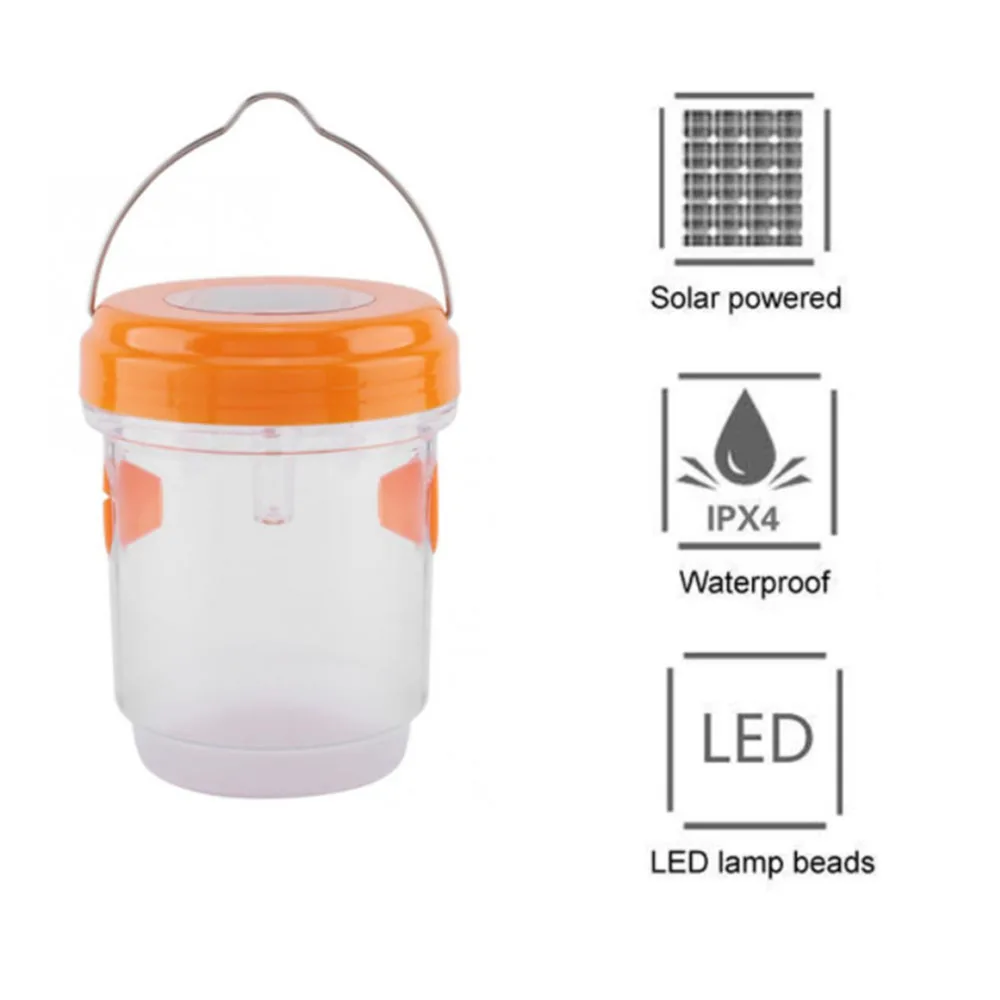 

Wasp Trap Eco-friendly Solar Powered Outdoor Wasp Traps Outdoor Fly Traps for Wasps Insects Fruit Fly 1PC
