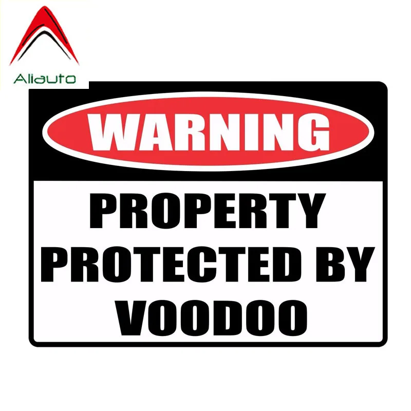 Наклейка на автомобиль из ПВХ 19 х14 см с надписью Voodoo | Автомобили и мотоциклы