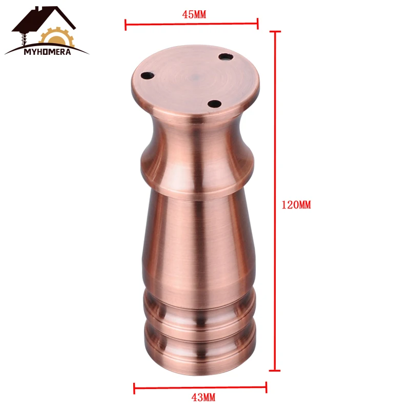 Color C 120mm Myhomera 80 мм-150 мм мебельные ножки, регулируемые ножки для шкафа, дивана, алюминиевый шкаф, журнальный чайный столик, ванная комната, защитная ножка - Цвет: Color C 120mm