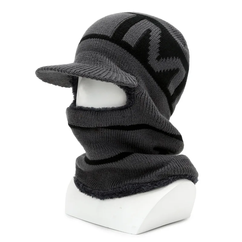 

All-Match Winter Hat Men Women Outdoor Keep Warm Thick Cap Double Knit Velvet Thermal Cold Winter