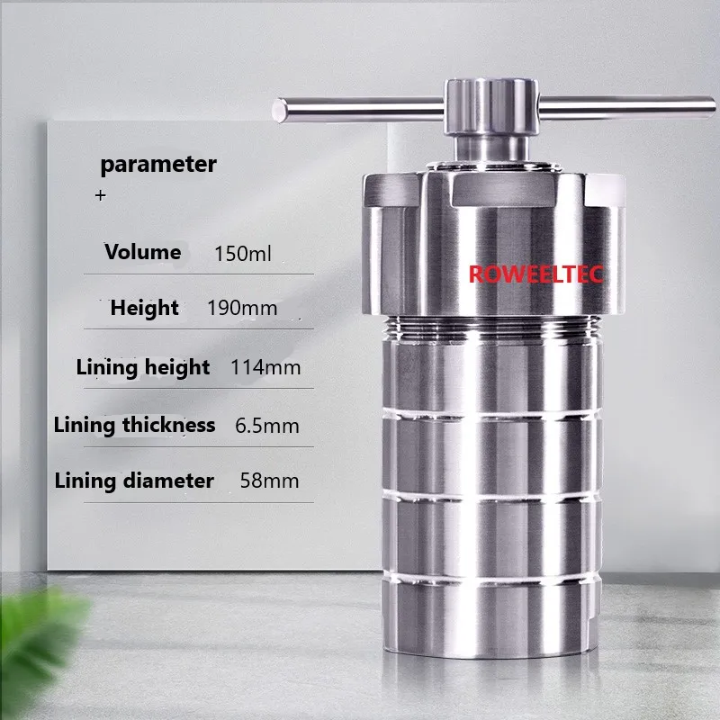 Гидротермальный Автоклавный реактор с камерой из фторопласта Гидротермический