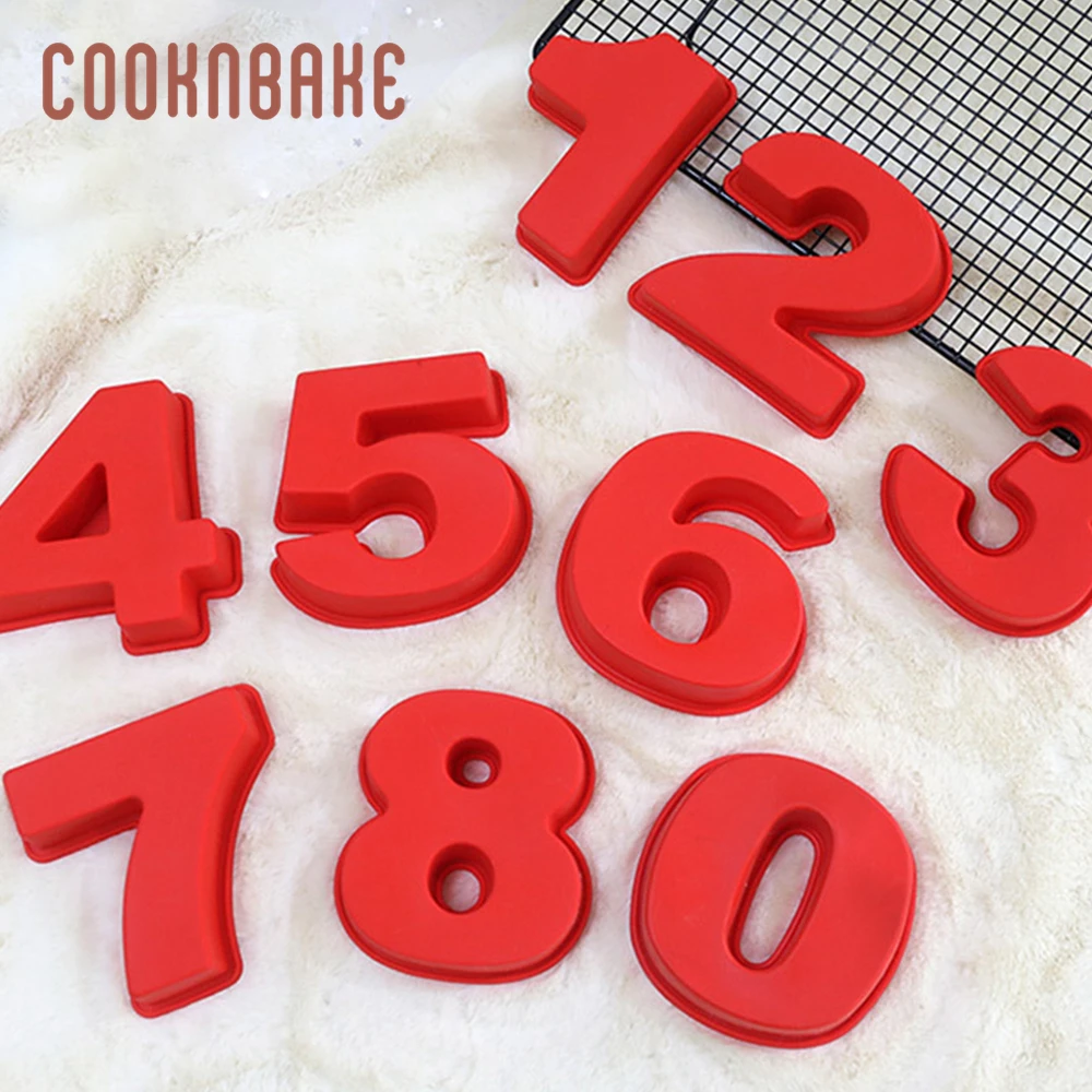 Оптовая продажа силиконовые формы для тортов выпечки номер украшения 20 шт. форма