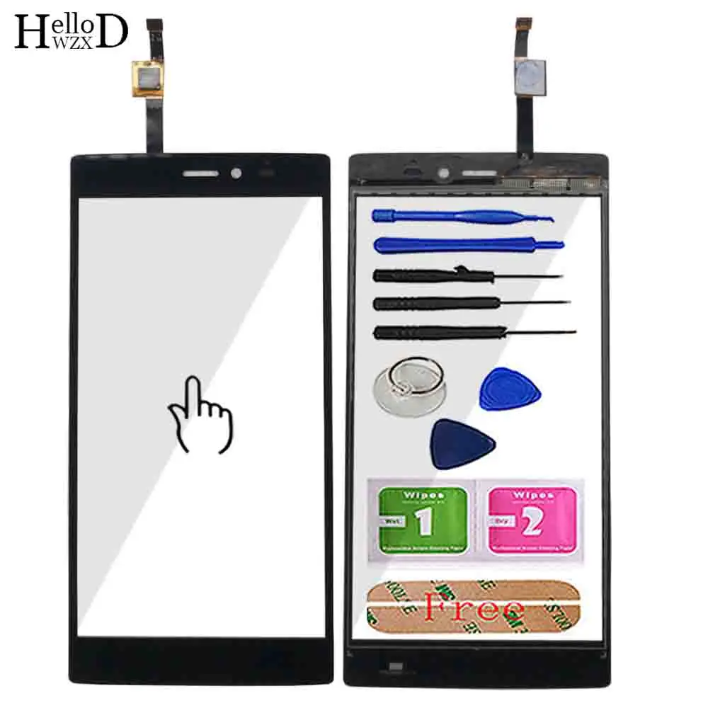 

5.5'' Mobile Touch Screen For Micromax Canvas 6 Touch Screen Digitizer Panel Lens Sensor Front Glass Tools Adhesive