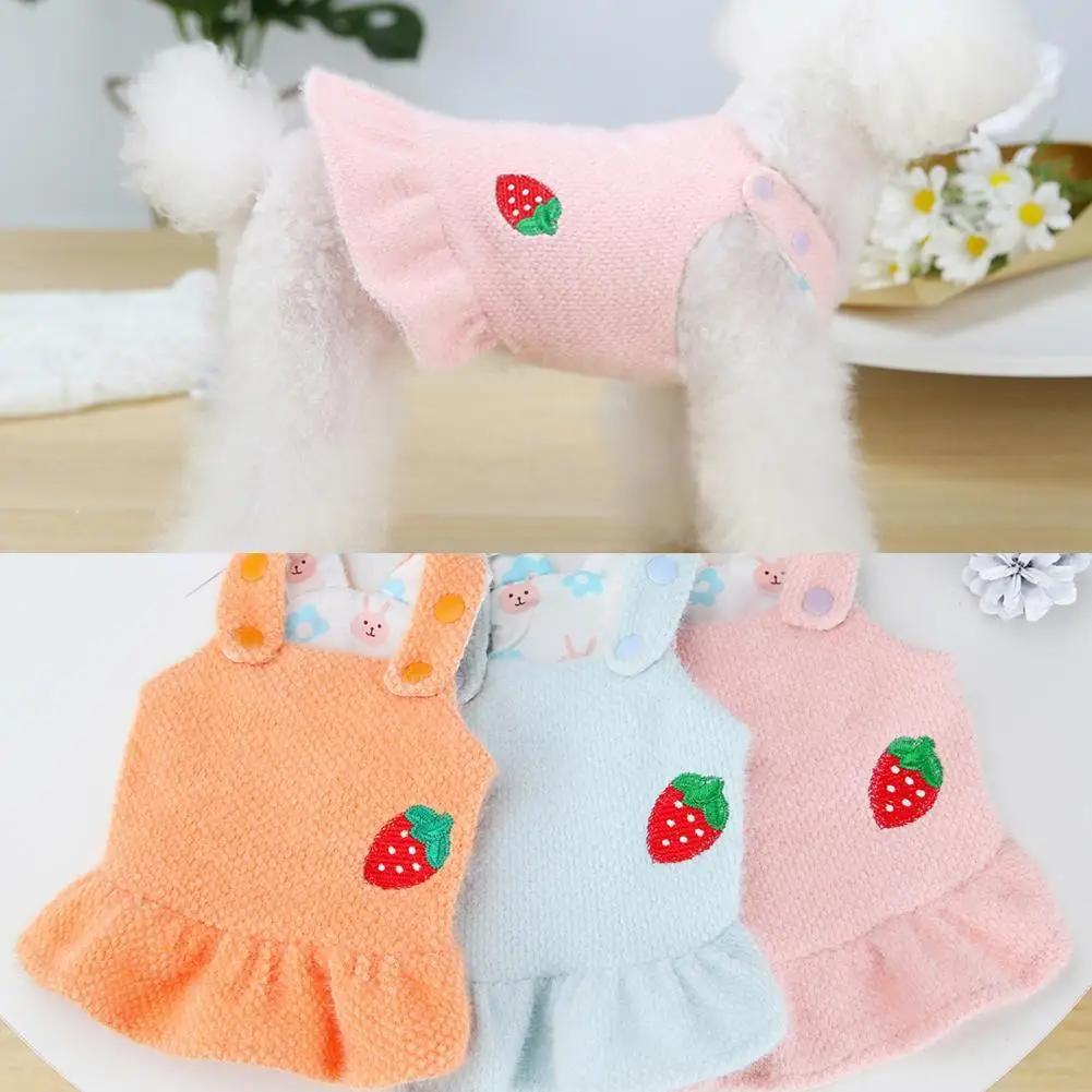 

Pet Clothing Soft Dog Two-legged Winter Skirt Unisex Puppy Sweater Non-shrink Pet Clothes