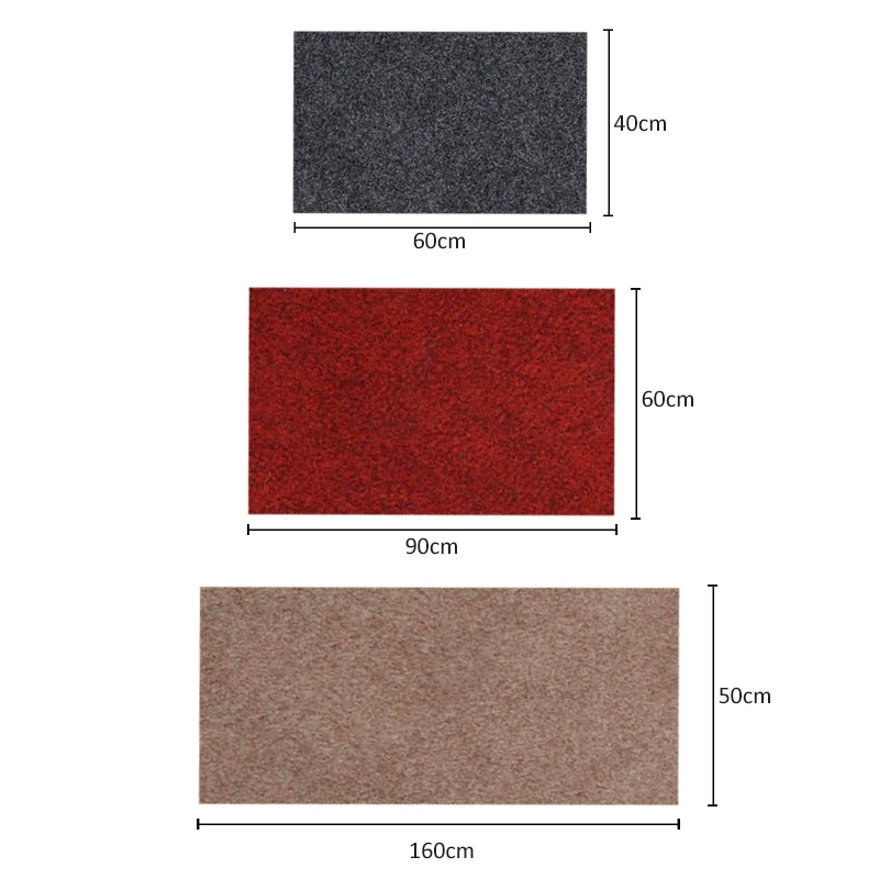 Противоскользящий коврик для входной двери кухни впитывающий на пол ванной