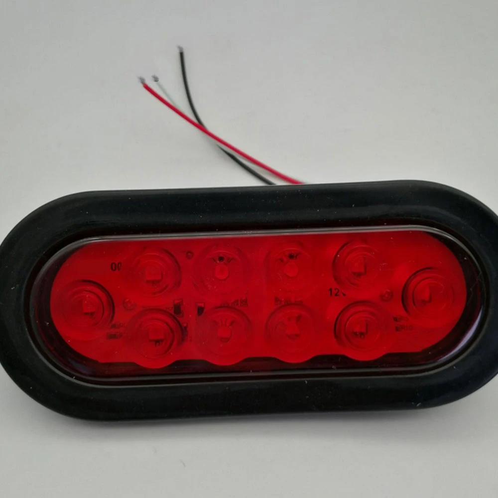 1 шт. 10LED овальной боковой светильник автомобильный прицеп Стоп Хвост