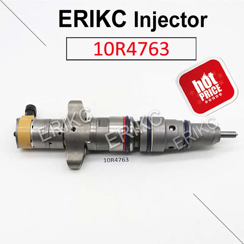 

ERIKC 10R 4763 Diesel Engine Common Rail Injector 10R-4763 New Auto Parts Fuel Inyector 10R4763 For Caterpillar Engine Excavator