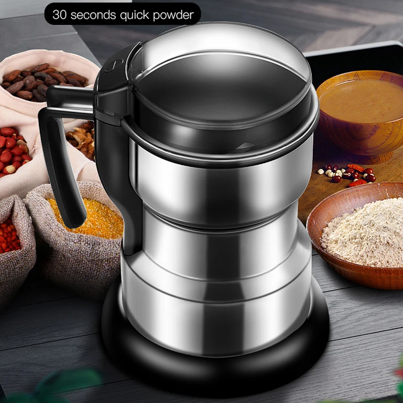 

Электрический кофемолка электрическая кухня злаки орехи бобы специи зерно шлифовальная машина многофункциональная домашняя кофемолка