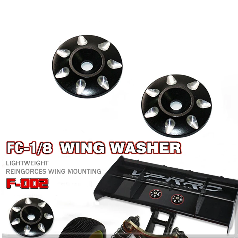 

4pc 1/8 off-road truck sports car universal rear wing gasket stabilizer fixed