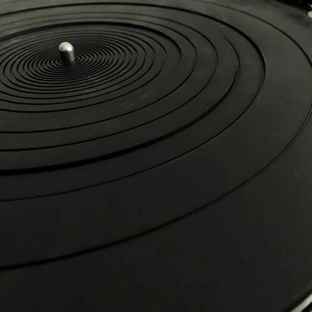 Уменьшает шок вращающийся антистатический проигрыватель пластинок плоский LP