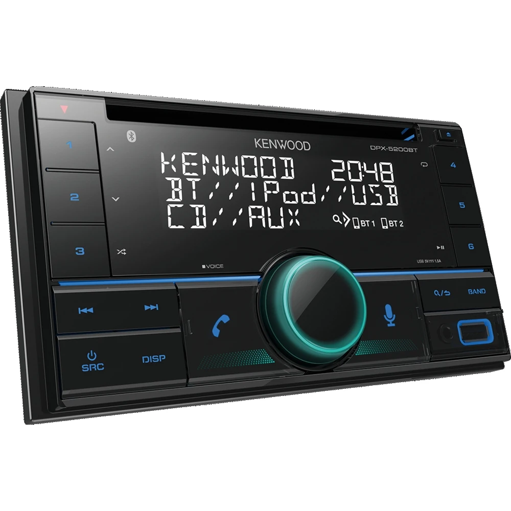 Автомобильный CD-ресивер 2 DIN KENWOOD DPX-5200BT |
