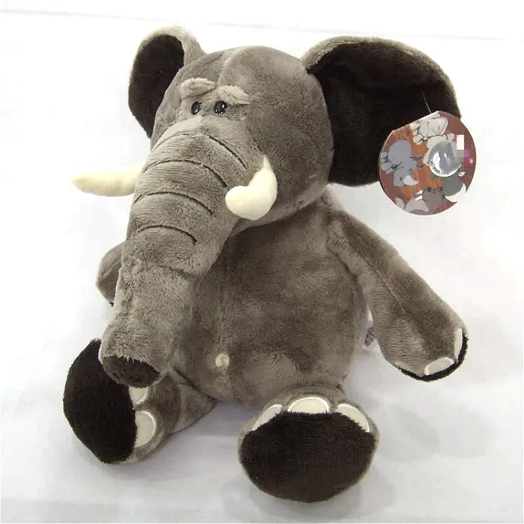 

25CM Jungle Brothers Plush Stuffed Toy Elephant Animals Dolls for Kid Gifts