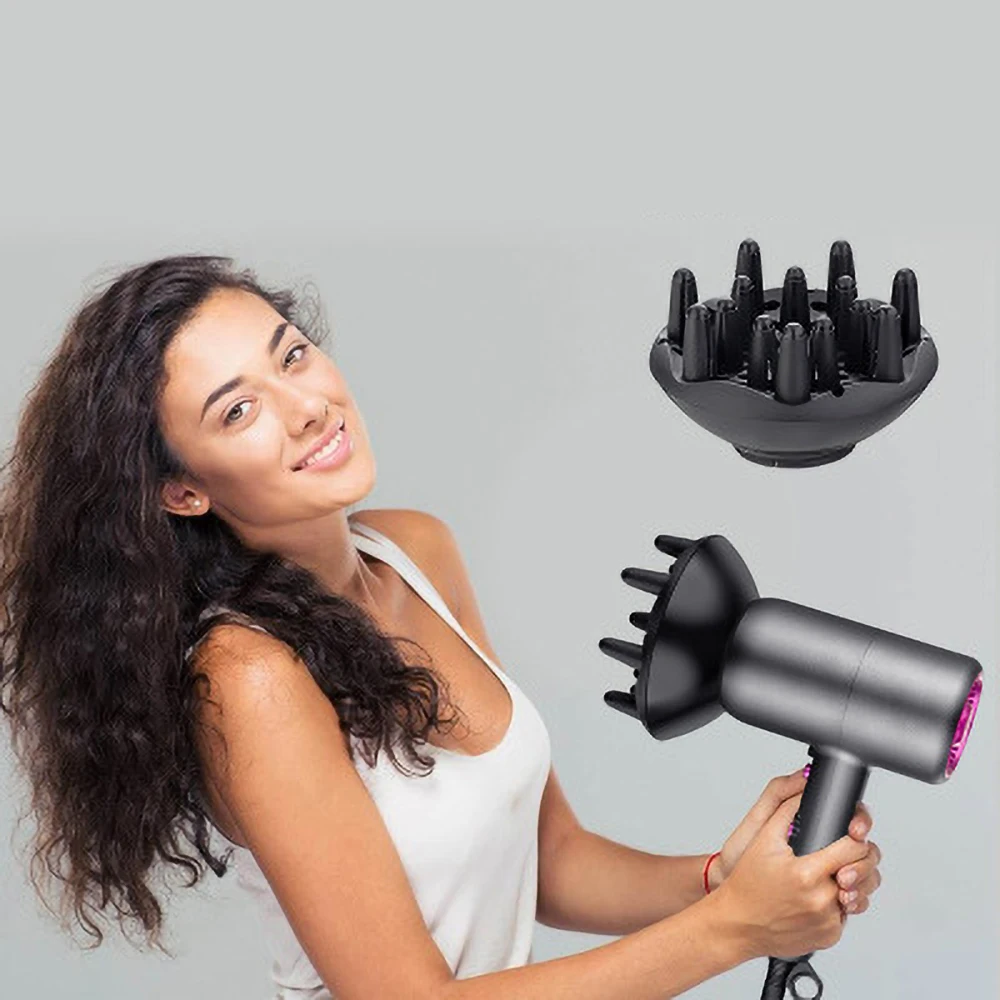 

Electric Hair Dryer Negative Ions Blow Dryer High Power 1800W 2 In 1 Hair Dryer Hair Blower Styler Hot Cold Wind Salon Dryers