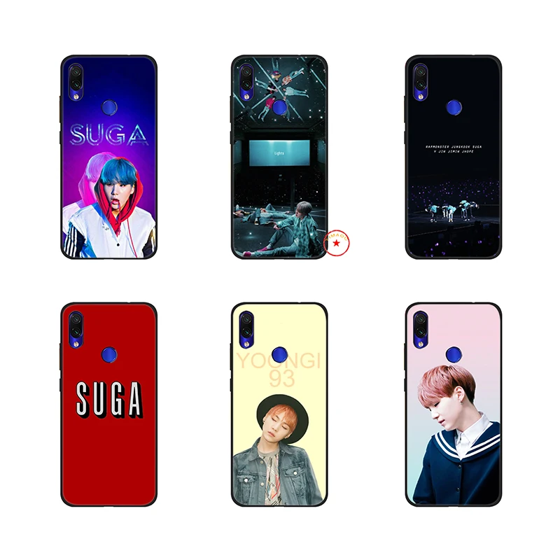 Suga K Pop mi n Yoongi мягкий чехол для Xiaomi a1 A2 A3 8 9 Se Lite 9T Pro Max 3 a2 Pocophone F1 |