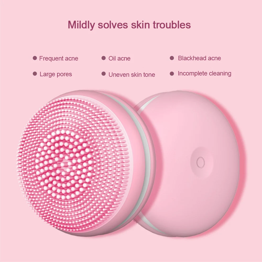 1 шт. электрическая щетка для лица моющее средство Мини водонепроницаемые