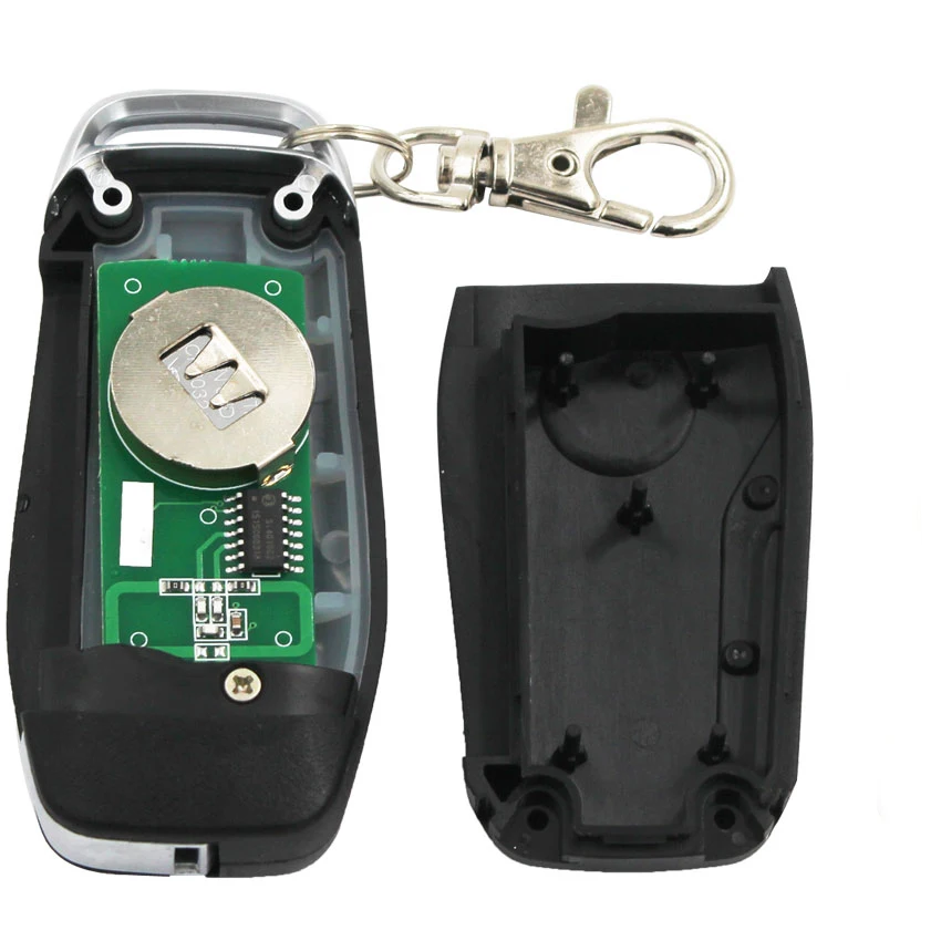Модифицированный складной дистанционный ключ-брелок 4 + 1 Кнопка 433 МГц с чипом