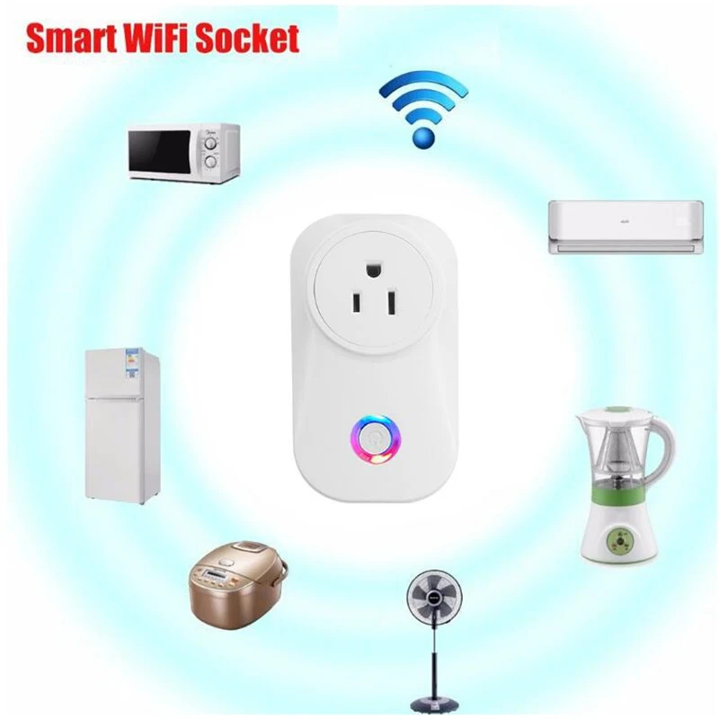Tuya smart Plug Wi Fi Мощность розетка life переключатель Беспроводной приложение