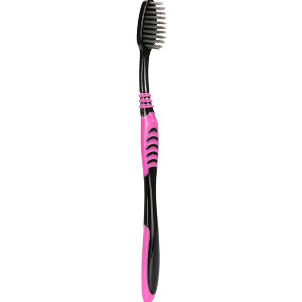

10pcs/sets Bamboo Charcoal Toothbrush Non-slip Comfortable Grip Handle Dental Care Tool Inhibit Breath Whitening Oral Care Tool