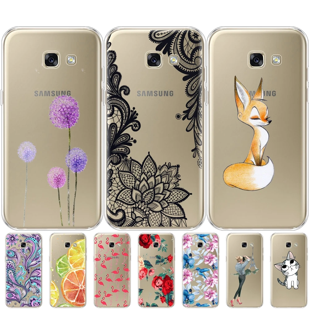 Чехол для Samsung Galaxy A3 2017 чехол A320 A320F силиконовый мягкий из ТПУ защитный