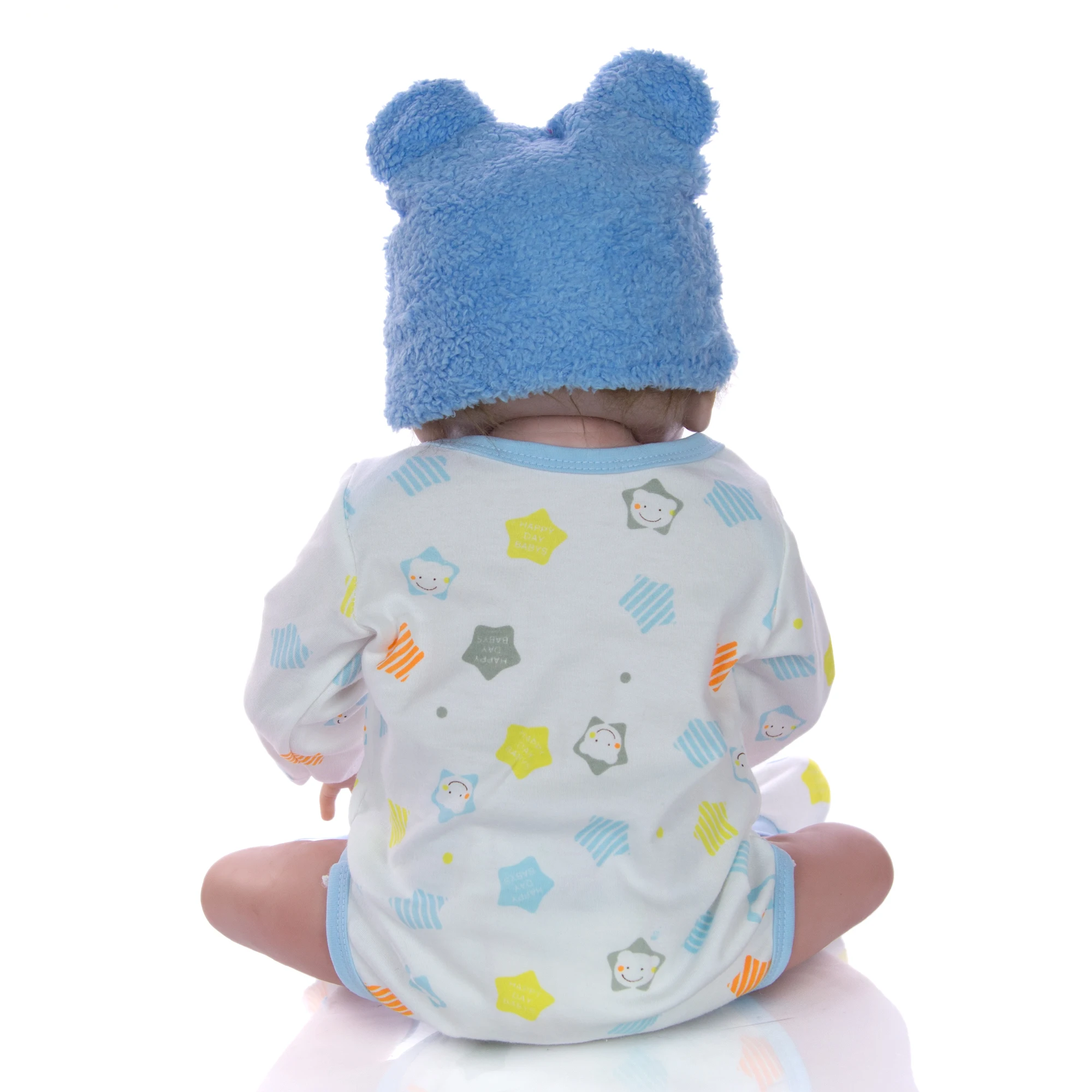 Новое поступление 57 см Boneca Reborn Toy полностью силиконовая Реалистичная 23 дюймов