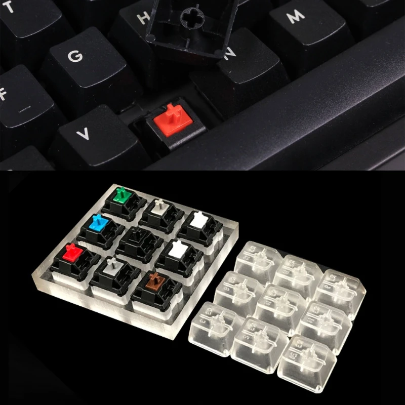 

2021 New Mechanical Keyboard Switches 9 Cherry MX Keyboard Tester Kit Keycaps Testing Tool