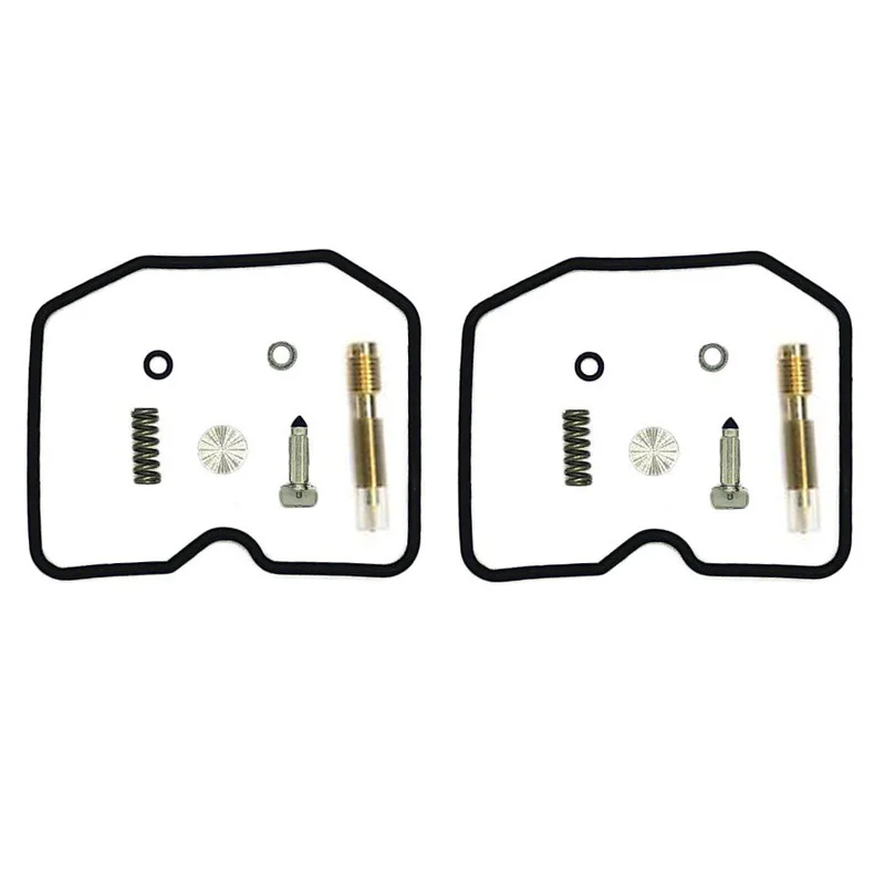 2 комплекта карбюратор диафрагмы прокладка иглы Ремкомплект для Kawasaki El Ex En 250 500