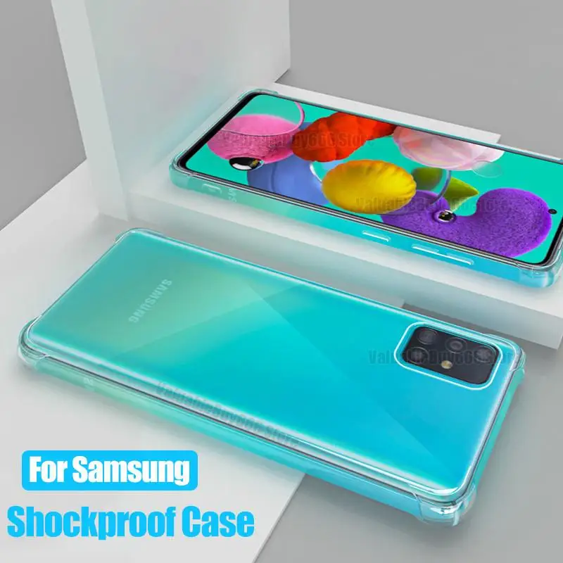 Прозрачный мягкий чехол для Samsung Galaxy A51 A50 A71 A70 A41 A40 A31 A30 A11 A10 Силиконовый