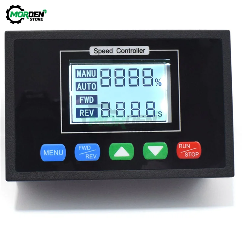 

DC 10-55V Digital Display LCD Backlight Multifunctional PWM Motor Speed Controller Time Controller DC 12V/24V/36V/48V 40A