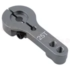 Металлический сервопривод из алюминиевого сплава с ЧПУ, зубья 25T для радиоуправляемого автомобиля в масштабе 18 110, робота, лодки, самолета, рулевого управления