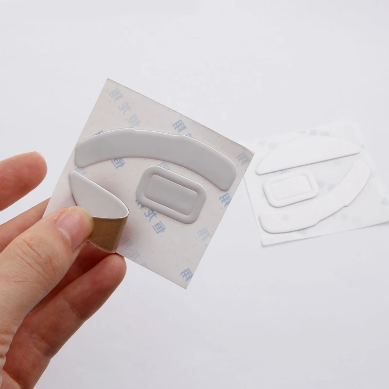 

2 набора наклеек для мыши, мыши, коньков, коврика, скользящей изогнутой кромки, детской мыши для razer- DeathAdder V2, белый