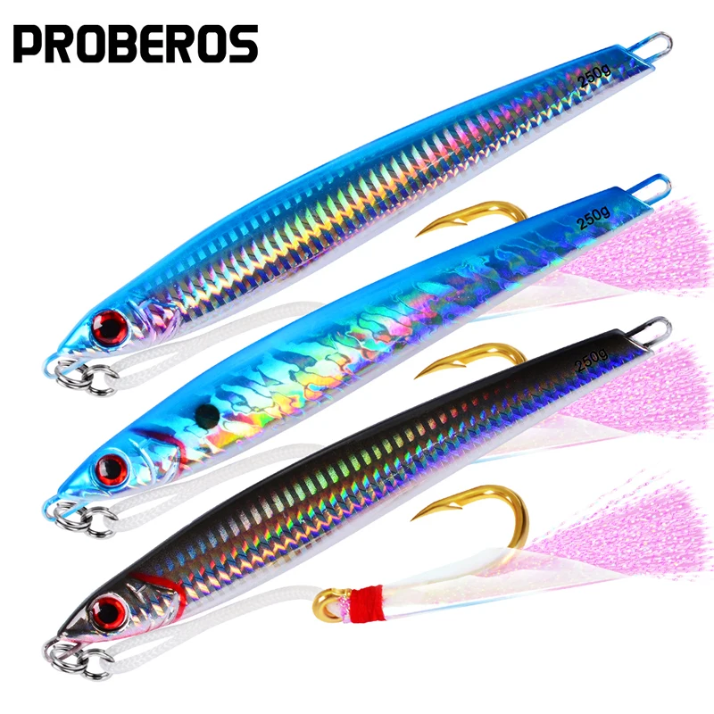 1 шт. 250 г/17 см с металлическими заклепками Туфли лодочки рыболовные приманки Jigbait