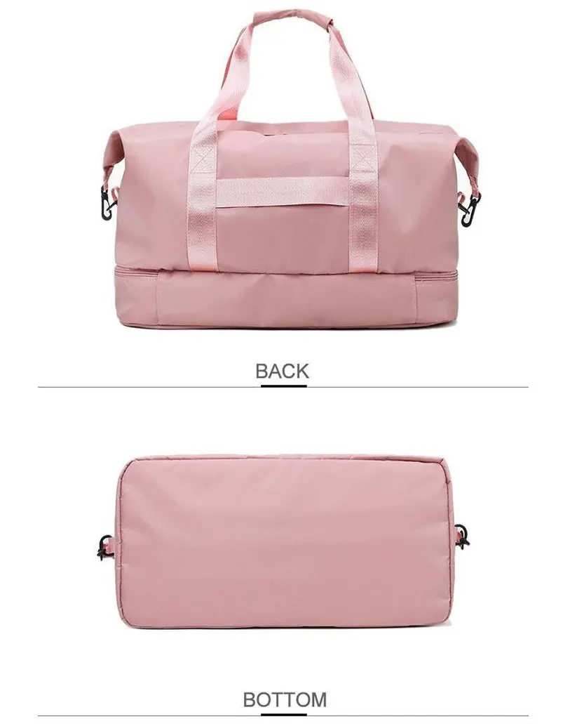 Woman Sports Bag Yoga Bags Women Fitness Sport Black Bag Backpacks Portable Travel Training Bag With Shoes Compartment