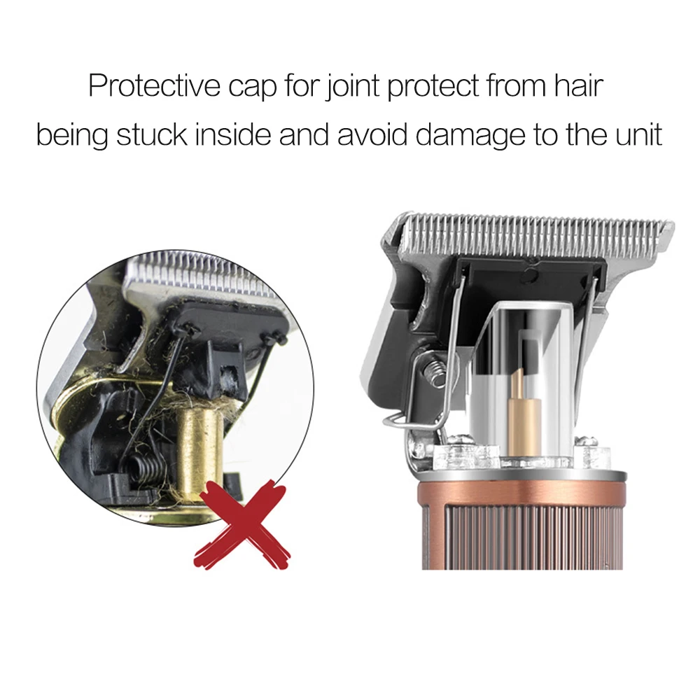 

Cordless Zero Gapped Trimmer Hair Clipper Electric Retro Style Clipper Electric Hair Cutter for Men Home Use