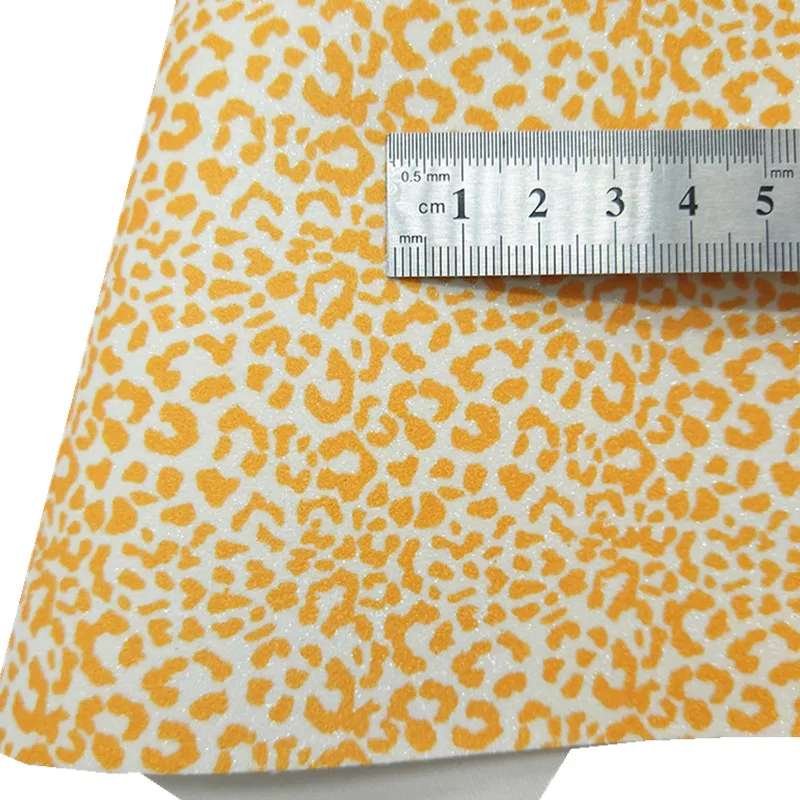Радужная массивная блестящая кожа леопардовые цветы звезды принт синтетическая