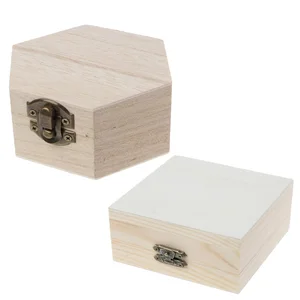 Искусственное необработанное простое деревянное хранилище для ювелирных изделий, художественное творчество, подарки на Рождество