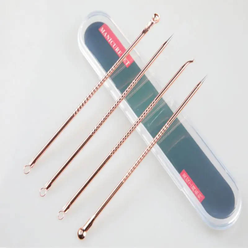 4 шт для удаления угрей акне иглы из нержавеющей стали от прыщей пятна экстрактор