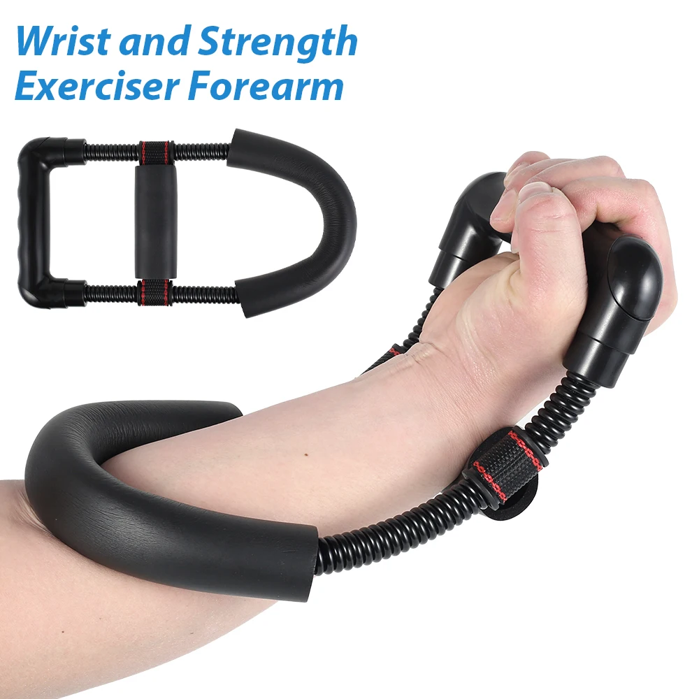 

1pc Forearm Wrist Strengthening Arm Exerciser Adjustable Anti-slide Hand Gripper Grip Strength Fitness Training Power Developer