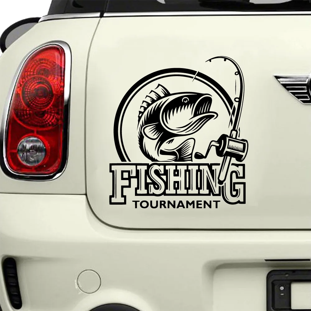 

Новый охотник рыбы виниловые наклейки на машину наклейка на авто на заказ окно дверь стена стикер