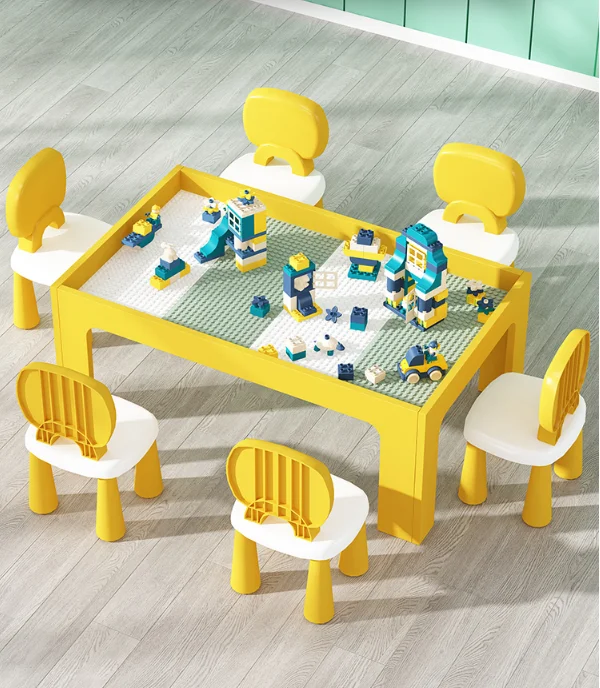 Большая вместимость детские строительные блоки Настольная структура стабильная