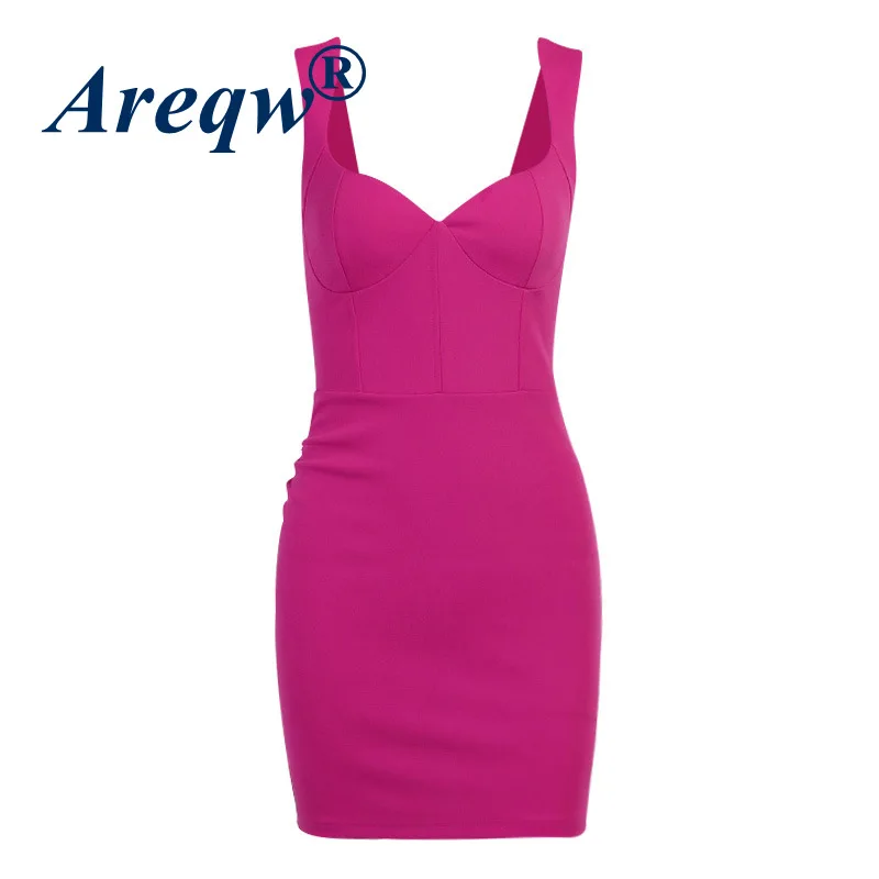 

2021 Summer New Slim Temperament Dress Sexy V-neck Skirt Women