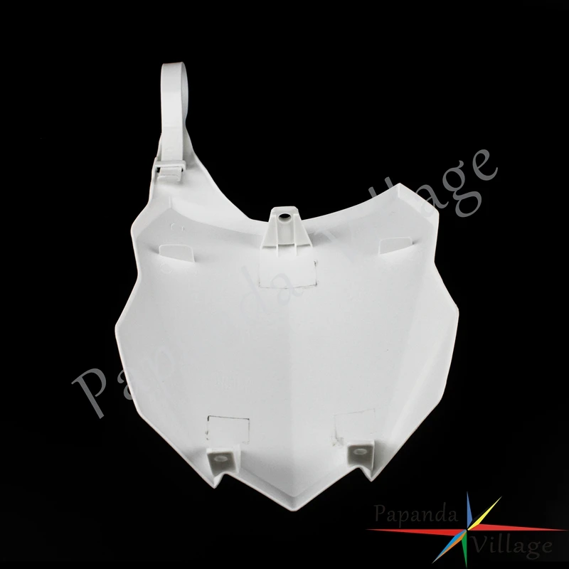 Белый Кроссовый передний номерной знак для Kawasaki KX450F 2013-2015 KX250F 2013-2016 ABS пластик