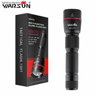 warsun mx70 outdoor 1km high powered self defensive rechargeable usb charging led flashlights light mini tactical torches