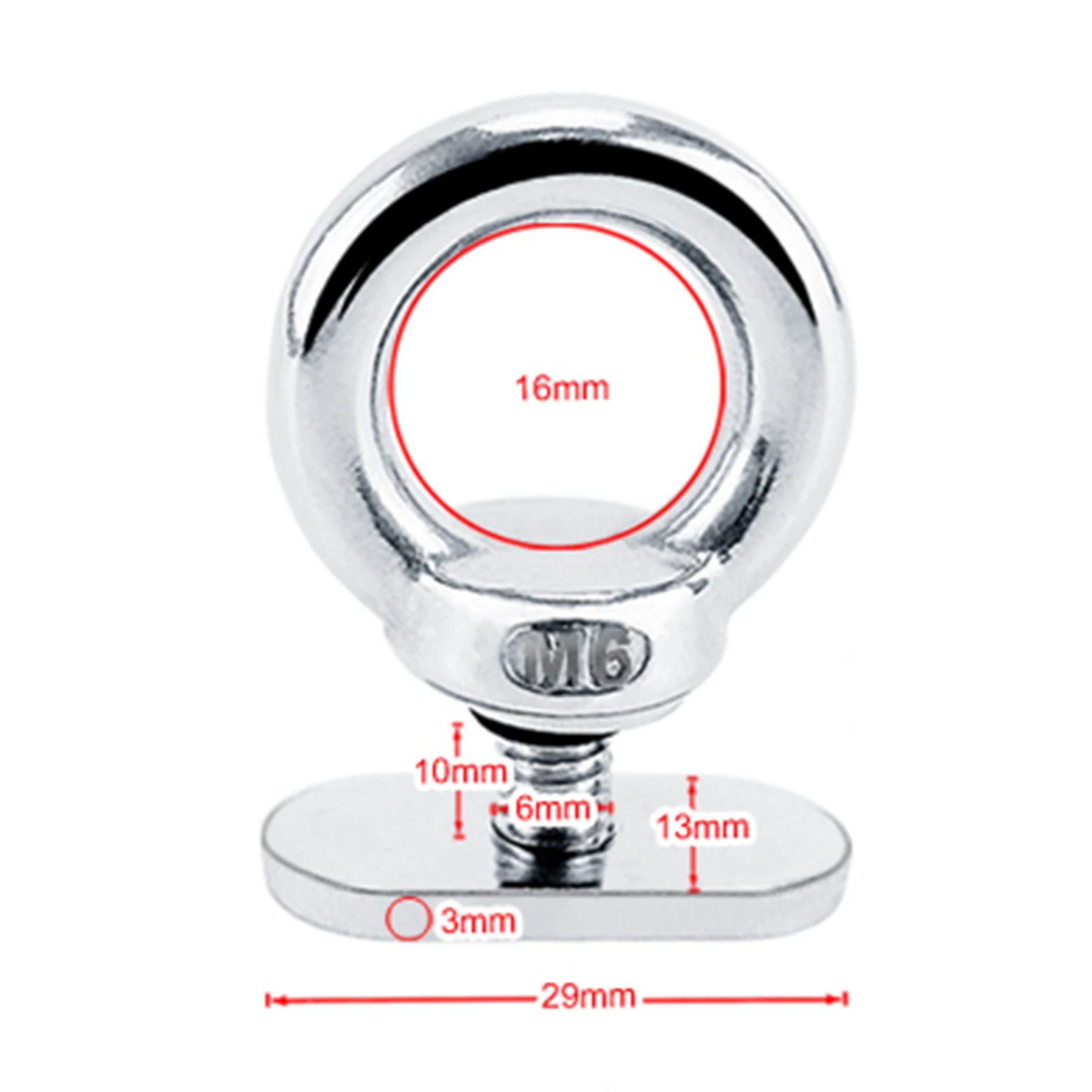 

Track Mount Tie Multifunctional Anti-rust Kayak Accessories Stainless Steel Material Prevent Rust Even In Salt Water Environment