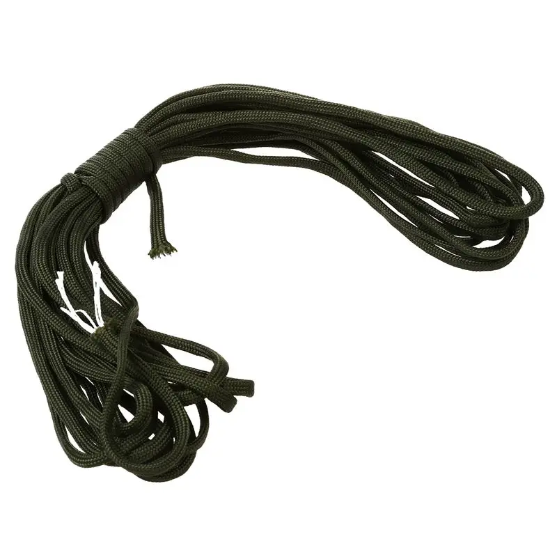 

Paracord 550 Parachute Rope 7 Core Strand for Climbing Camping Buckle Rope Dark Green 25FT